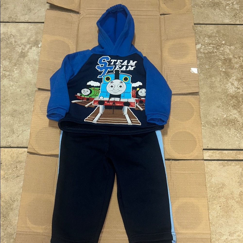 Thomas & Friends Blue Steam Team Hoodie Set